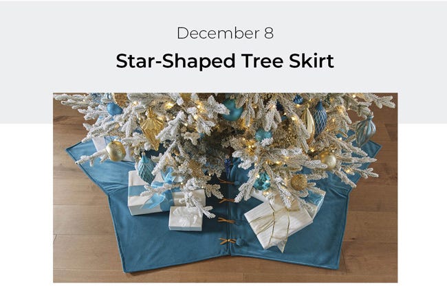 Star-Shaped Tree Skirt Rowley Connects Session 