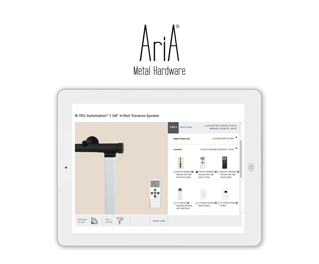 AriA® R-TEC Automation® 1 3/8" H-Rail Traverse Systems