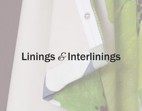 Whyte & Ivory Linings & Interlinings
